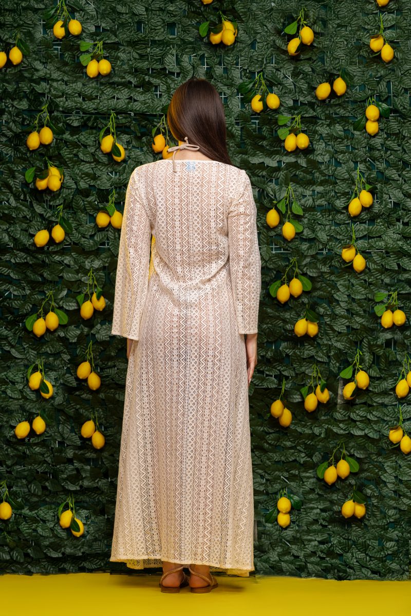 Trésors de Mimi - Robe de plage Adriana Beige 2