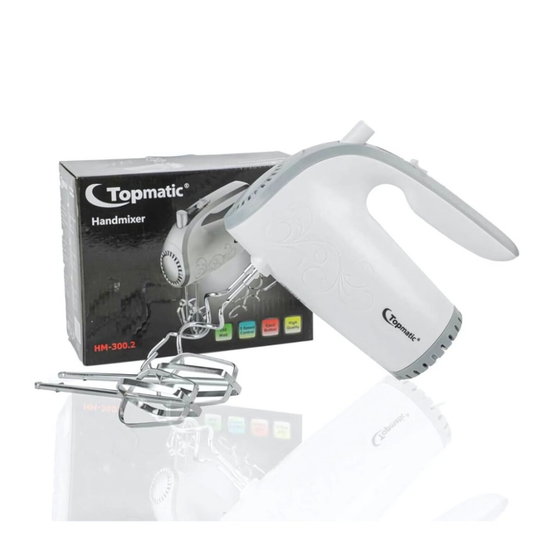 Pack Mariage Petit Déjeuner TOPMATIC - Batteur à Main 250W &amp; Cafetière Électrique 1.5L 6