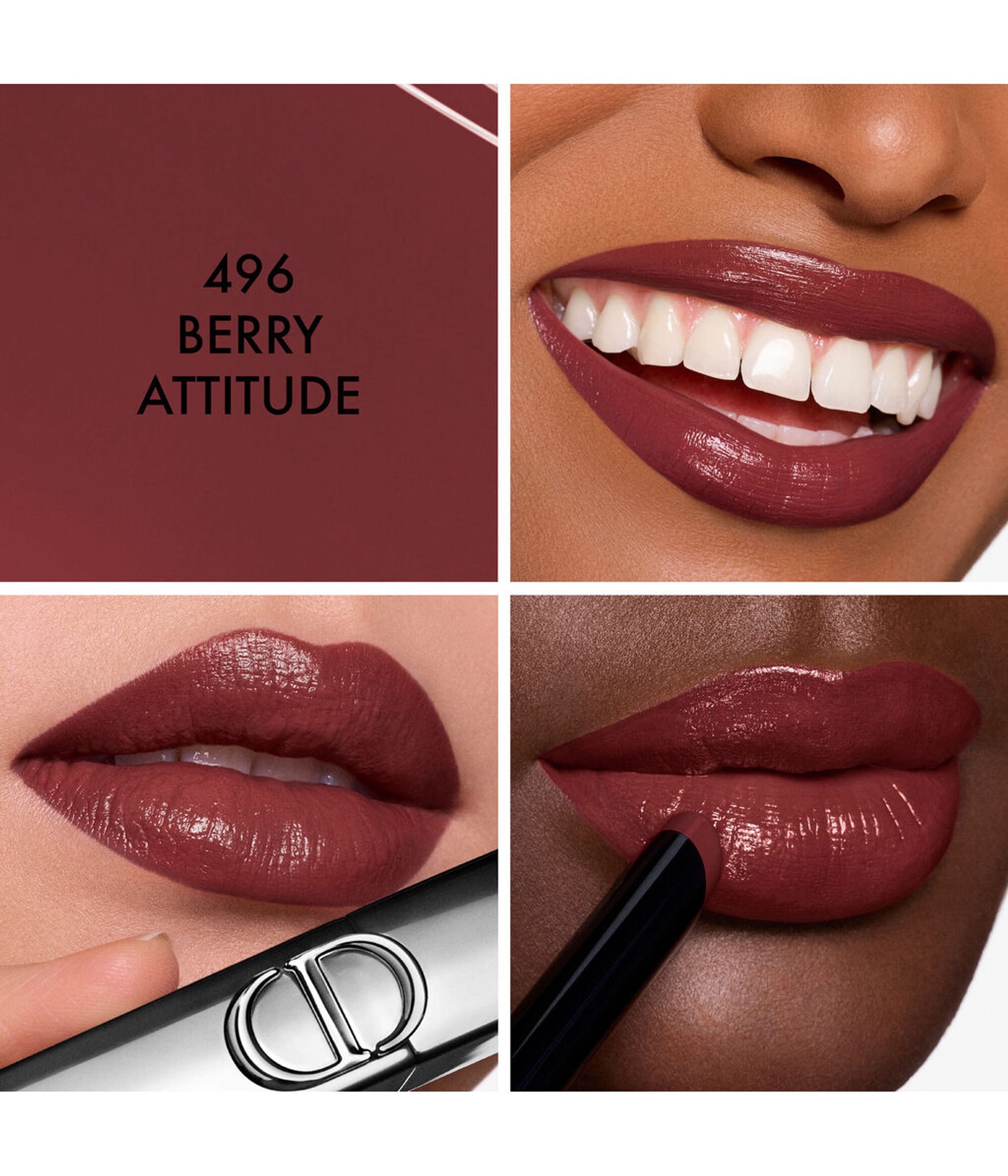 Dior - Rouge A Lèvres Dior Onstage 496 Berry Attitude 4
