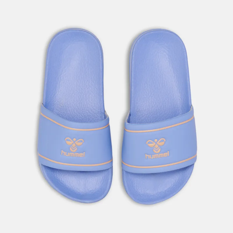 Hummel - Claquettes Enfant Pool Slide Jr  - Bleu Ciel 5