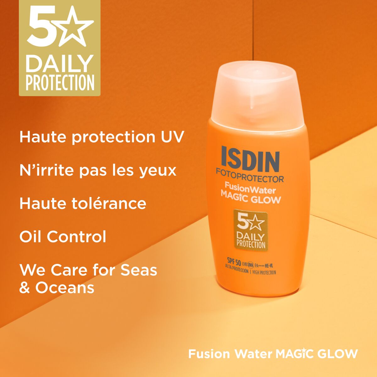 Isdin - Ecran Fusion Water Magic Glow 50+ 50Ml 6