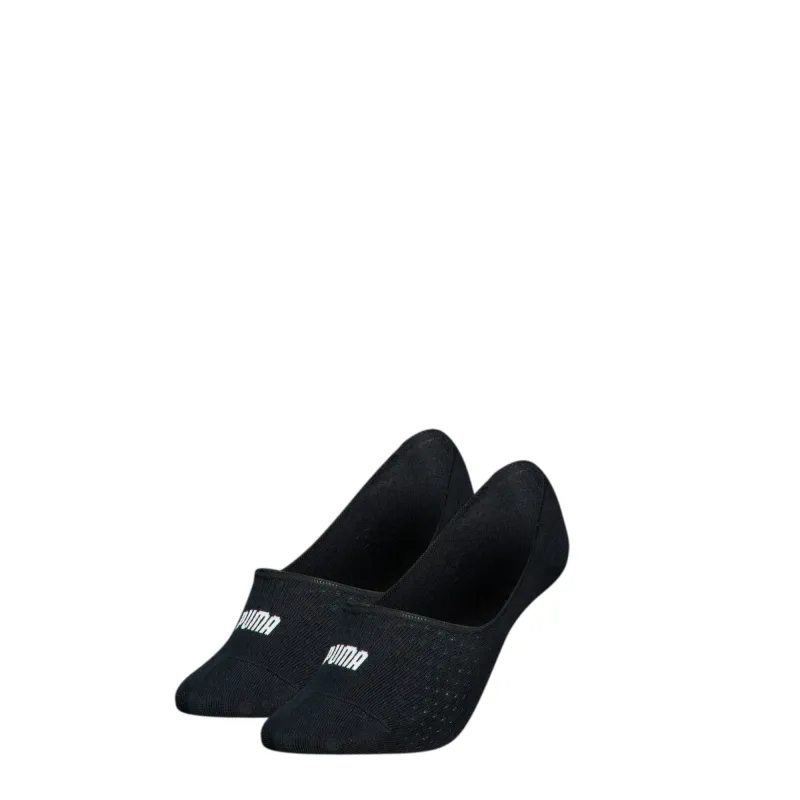 Puma - PUMA WOMEN MESH FOOTIE 2P - Noir 2