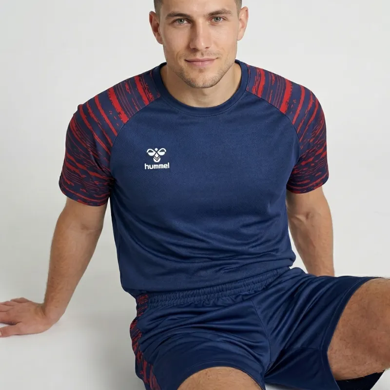 Hummel - HML SMASH FOOTBALL TENUE - Marine Rouge 2