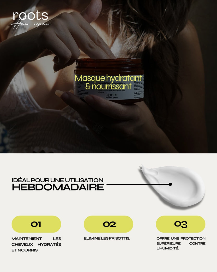Roots Hair Repair - Masque Hydratant &amp; Nourrissant 250ml 4