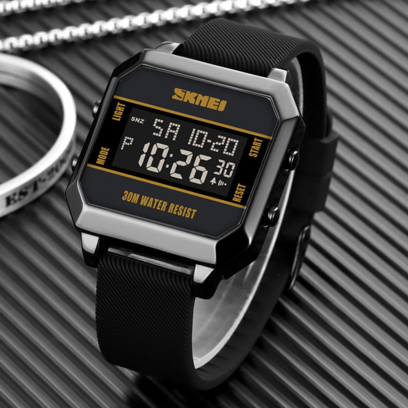 SKMEI - Montre Digitale Unisexe SKMEI 1848 Étanche 30M - Noir 5
