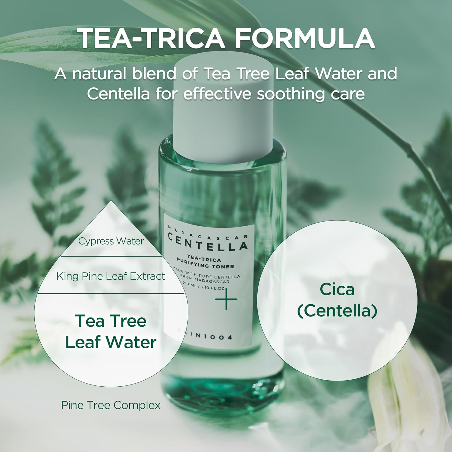 SKIN1004 - Centella Tea-Trica Purifying Toner 210 Ml 7