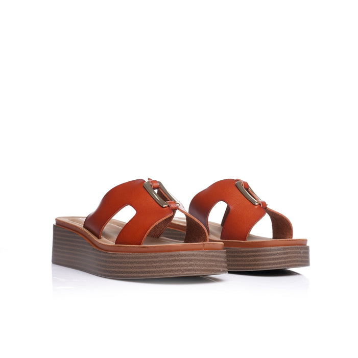 Seaside - Sabot plateforme avec accessoires E26-F1516 - Chocolat 2