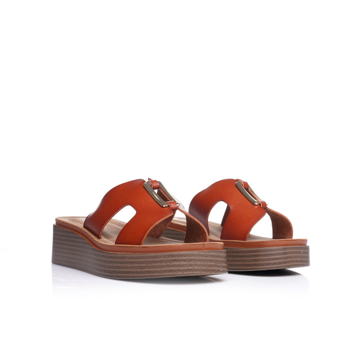 Seaside - Sabot plateforme avec accessoires E26-F1516 - Chocolat 7