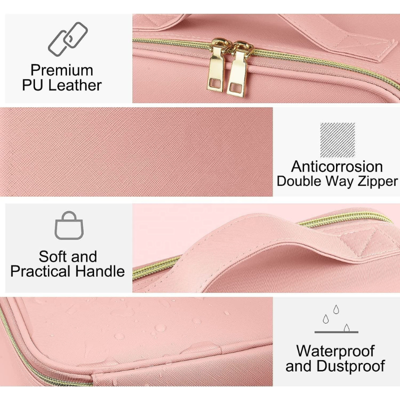 NEST - Trousse de maquillage avec miroir lumineux - Rose 6