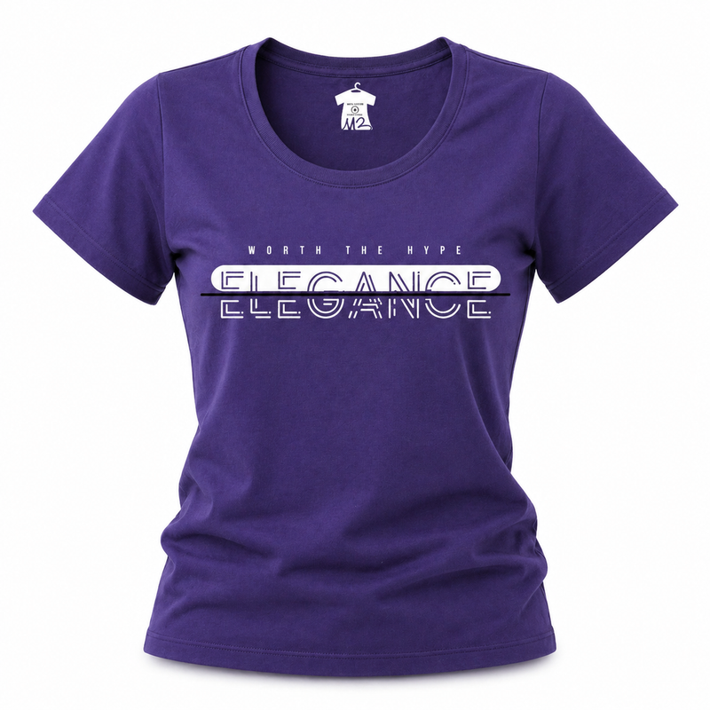 MB - T-shirt femme imprimé Elegance - Mauve 2