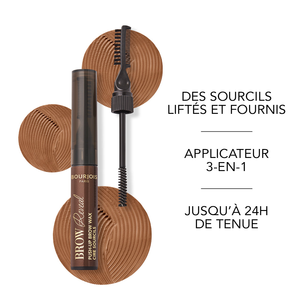Bourjois - Brow Reveal Wax Mascara Sourcils 03 Medium Brown 3