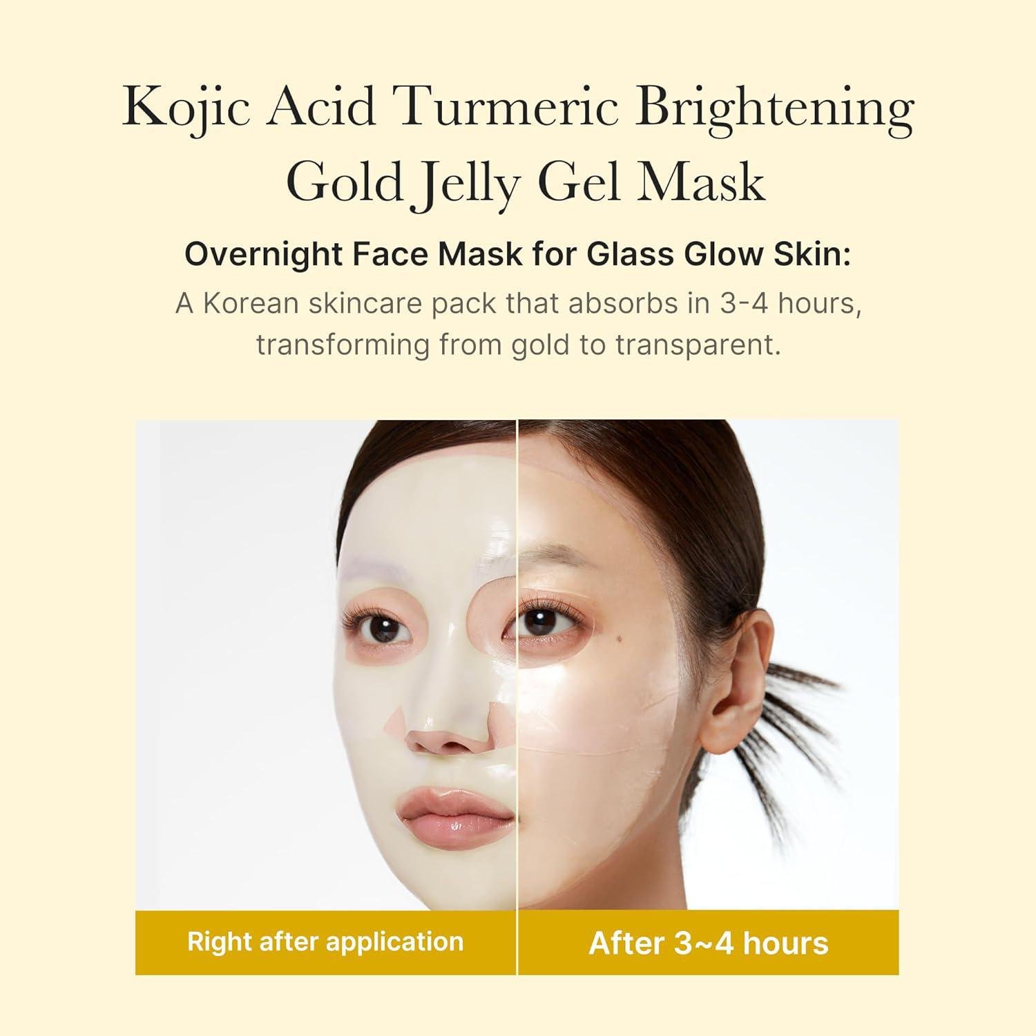 medicube - Kojic Acid Turmeric Brightening Gel Mask (4Ea) 2