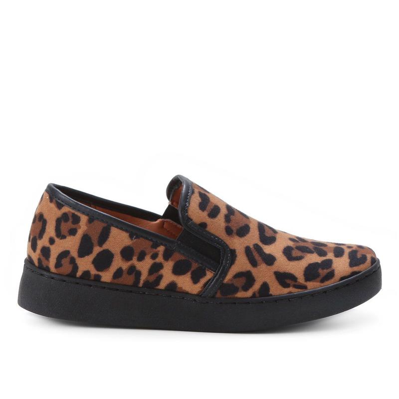 Vizzano - Baskets slip-on à imprimé animal - Noir tanné