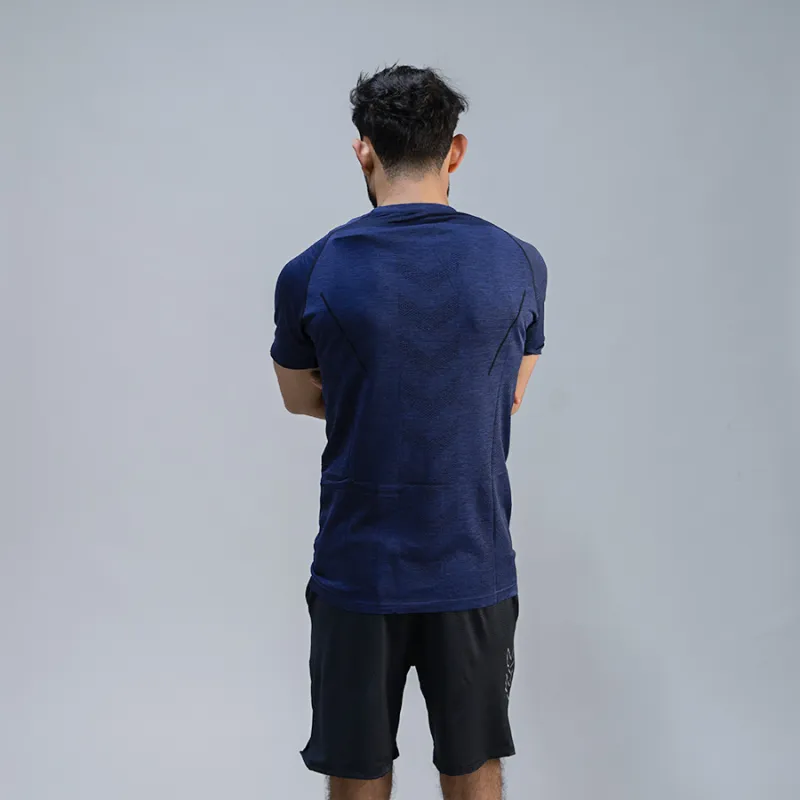 Hummel - T-shirt d'entrainement Homme Precision Pro Ll - Bleu Marine 3