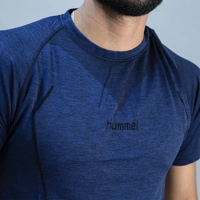 Hummel - T-shirt d'entrainement Homme Precision Pro Ll - Bleu Marine 4