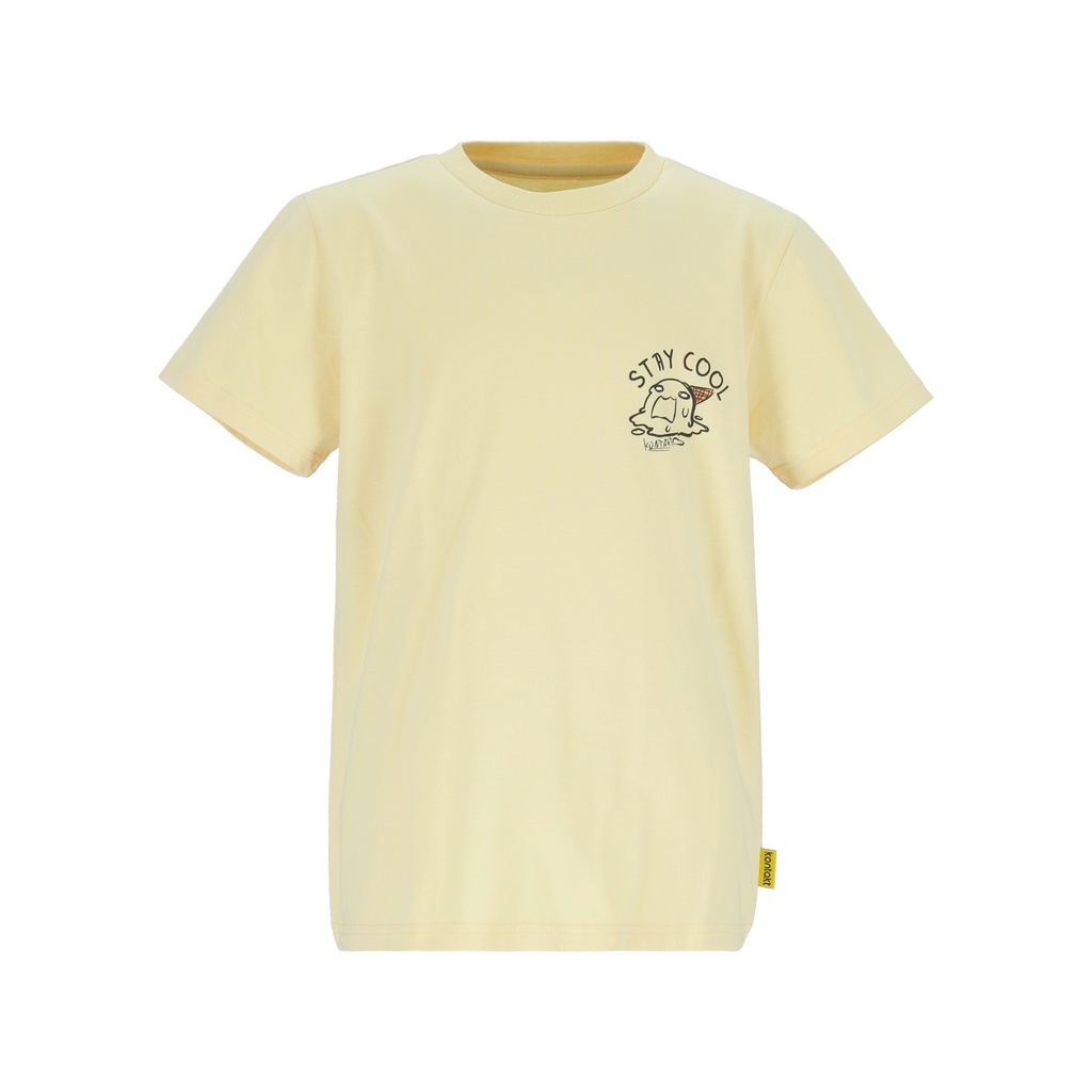 Kontakt – T-shirt garçon manches courtes STAY COOL – Ecru