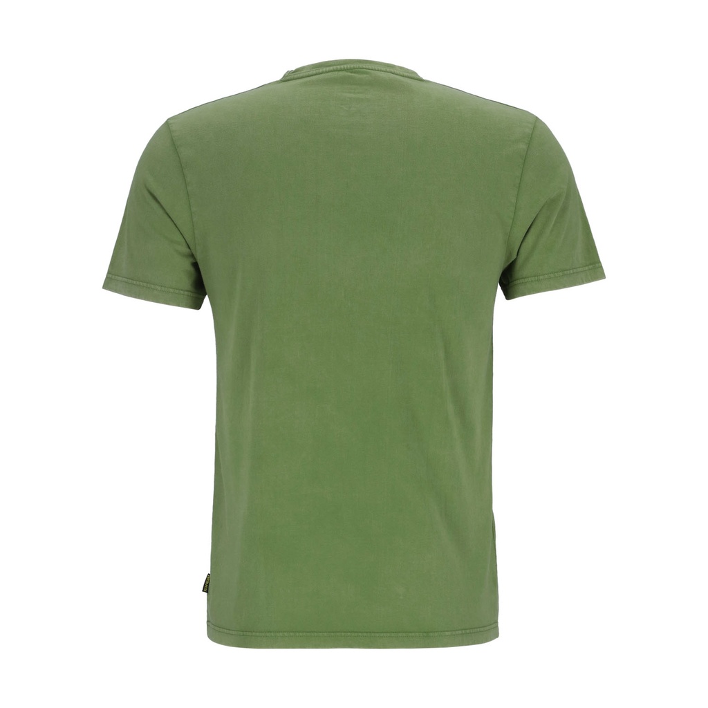 Kontakt - T-shirt homme manches courtes délavé MOOD ??? ????? - Vert 5