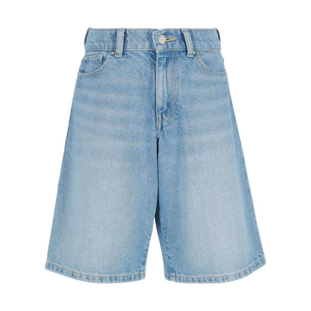 Kontakt – Bermuda baggy unisexe enfant en jeans – Denim