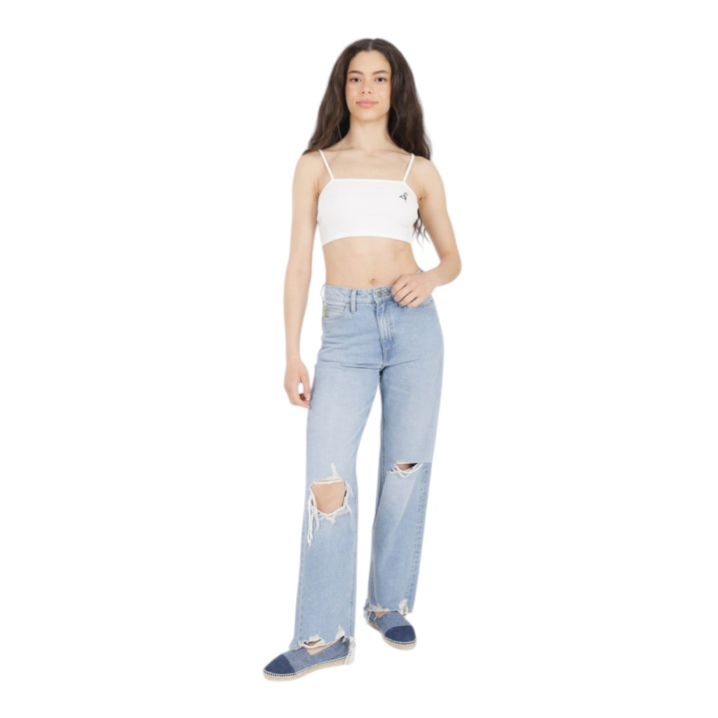 Kontakt – Bandeau côtelé femme – Blanc