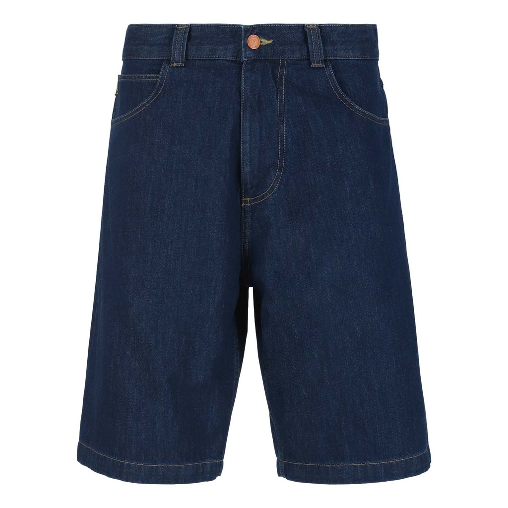 Kontakt - Bermuda baggy homme en jeans-BADER - Bleu Foncé 3