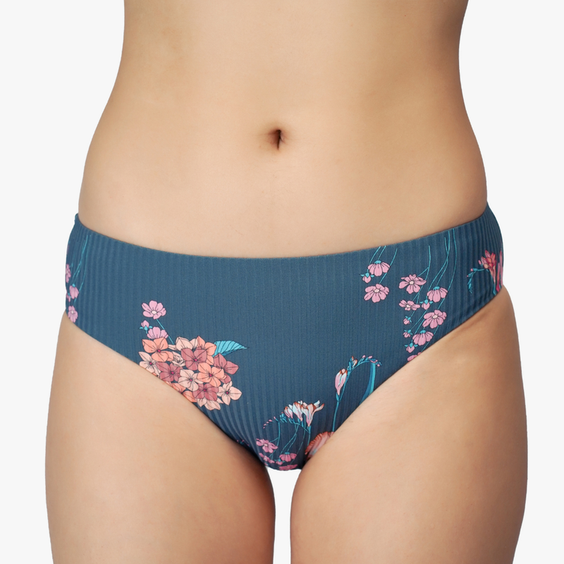 Lyouna  - Bas bikini slip taille basse - imprime floral