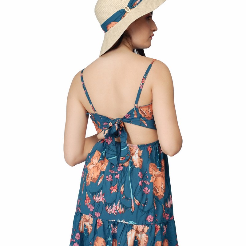 Lyouna  - Robe courte - imprime floral 2