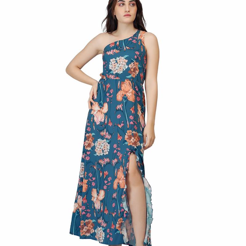 Lyouna  - robe longue - imprime floral 2