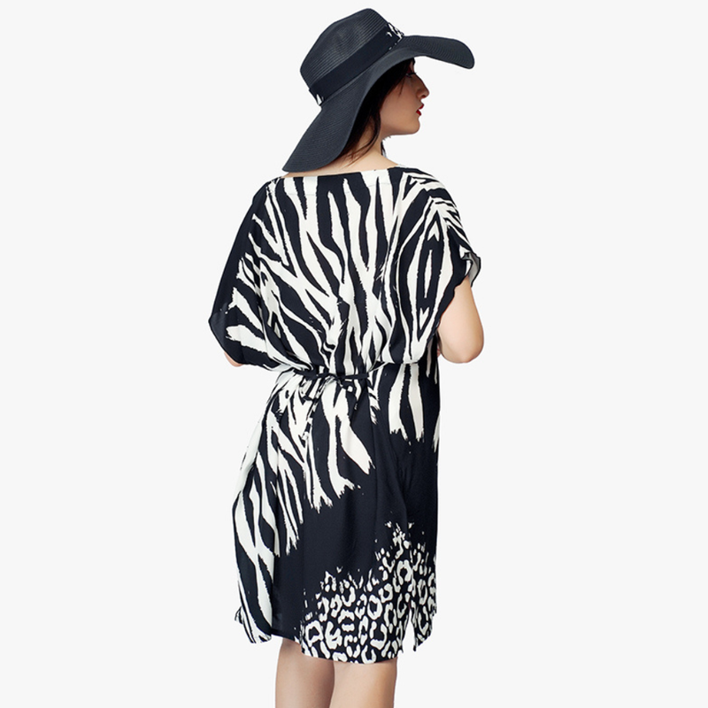 Lyouna  - Robe courte Beachwear - ZEBRE 3