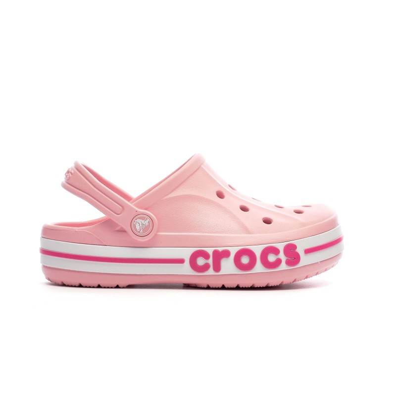 Crocs – BAYABAND CLOG K – Rose Poudré Blanc