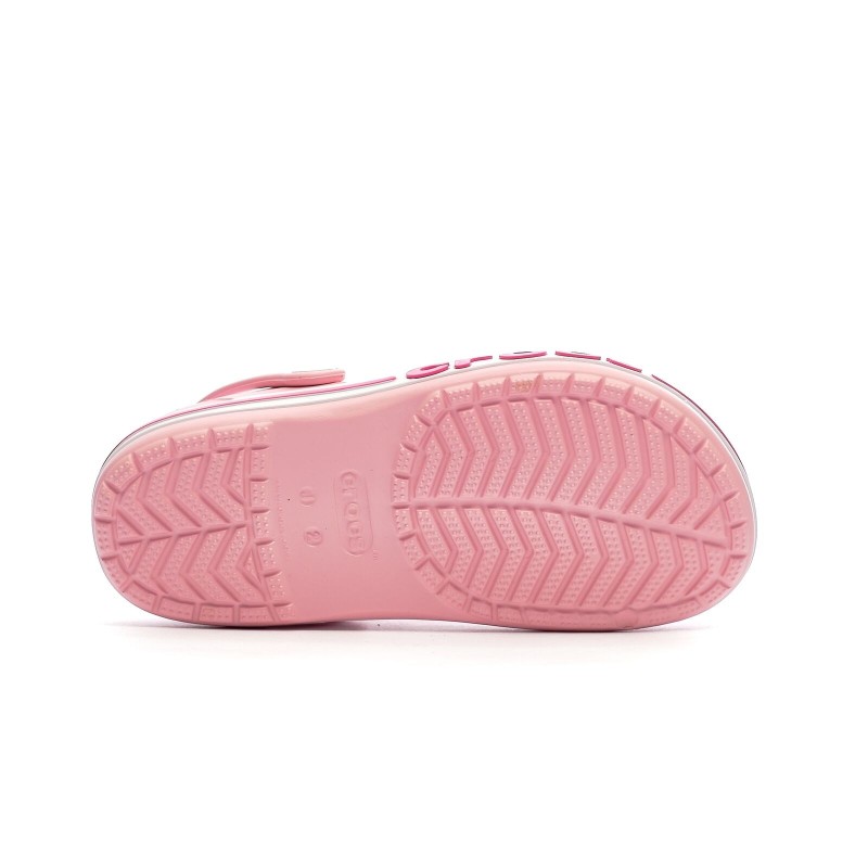 Crocs - BAYABAND CLOG K - Rose Poudré Blanc 4