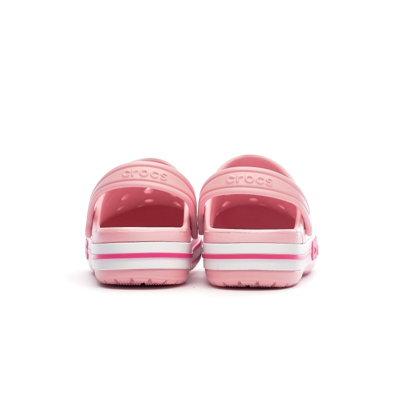 Crocs - BAYABAND CLOG K - Rose Poudré Blanc 5