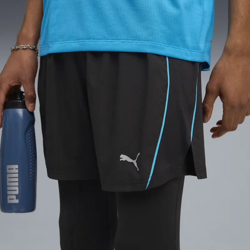 Puma - Short de coue VELOCITY pour homme, 12,7 cm (5 pouces) - PUMA Noir-Bleu Vitesse 2