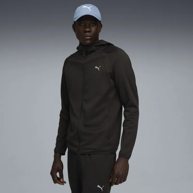 Puma – Sweat à capuche zippé chaud pour homme EVOSTRIPE – Noir - Puma