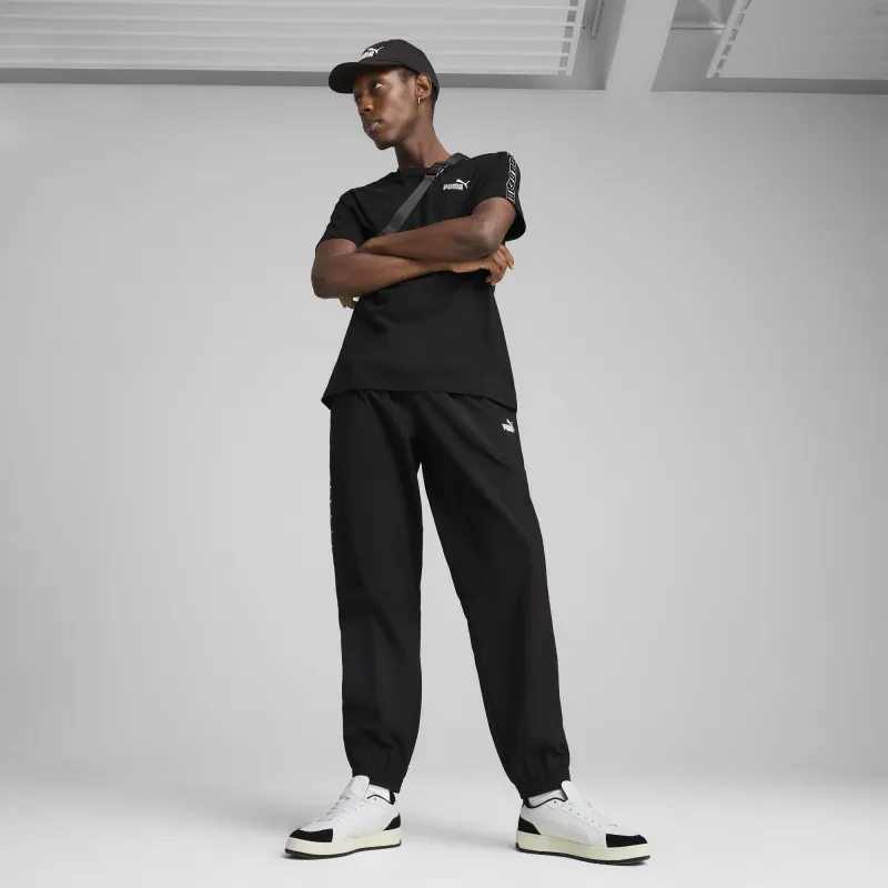 Puma â Pantalon de survĂȘtement noir brillant Ă bandes â Noir - Puma