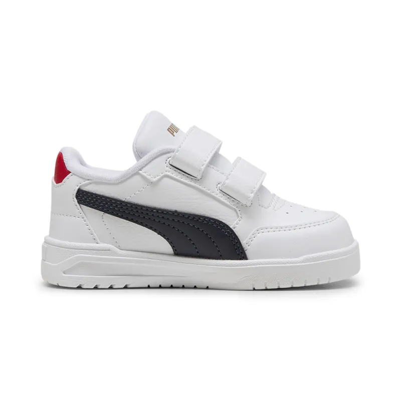 Puma – Baskets Shuffle Downtown pour Bébé – PUMA White-New Navy-F All Time Red - Puma