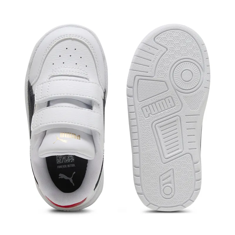 Puma - Baskets Shuffle Downtown pour Bébé - PUMA White-New Navy-F All Time Red 3
