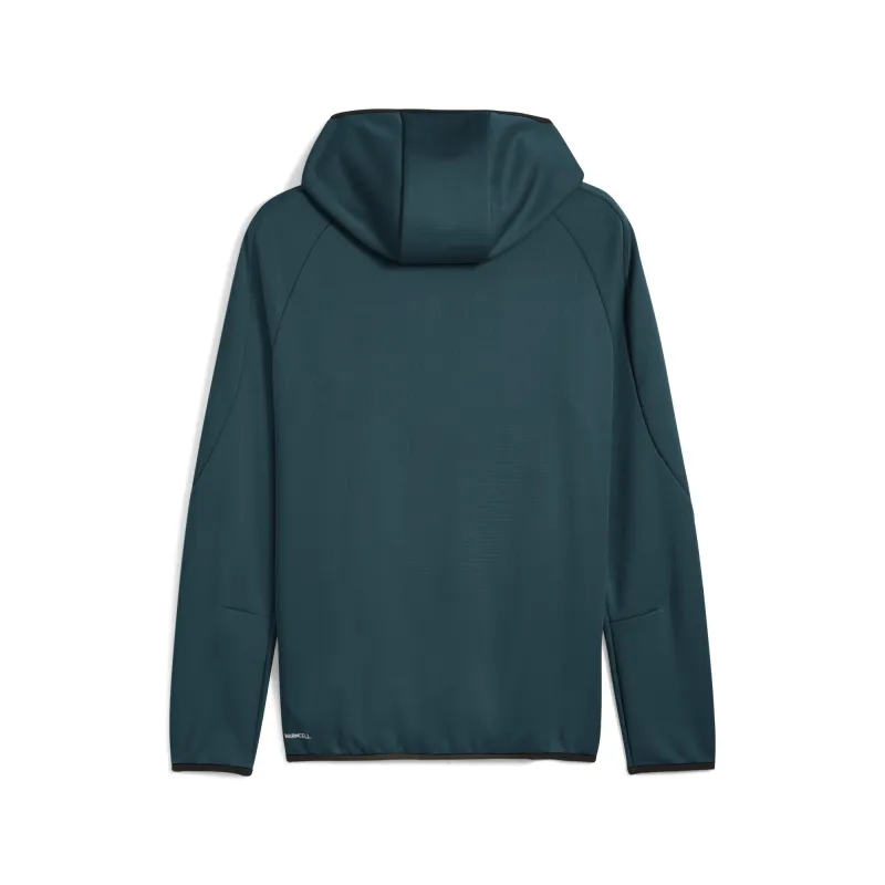 Puma - Sweat à capuche zippé chaud pour homme EVOSTRIPE - Vert 4