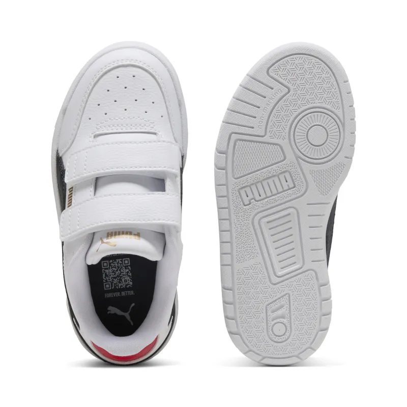 Puma - Baskets basses Shuffle Downtown Enfants - Blanc PUMA, Bleu marine, Rouge 3