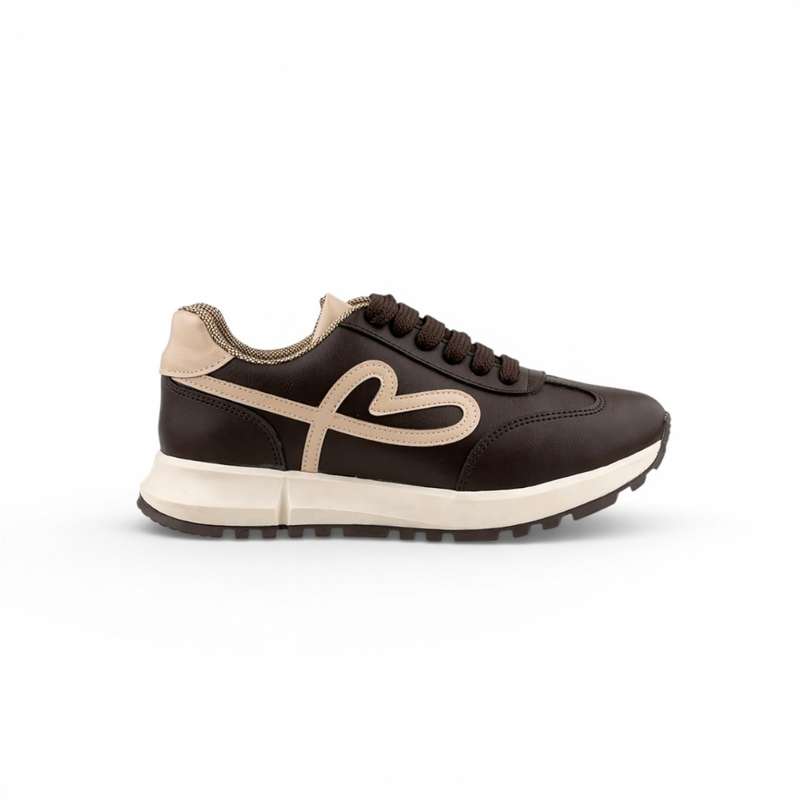 Joelle -Basket / Sneaker rf 1838 – marron beige