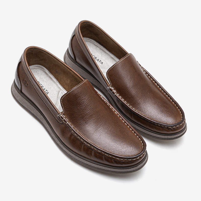 Democrata - DEMOCRATA MOCASSINS SHOES-02 NASH EASY252301 - Marron 4