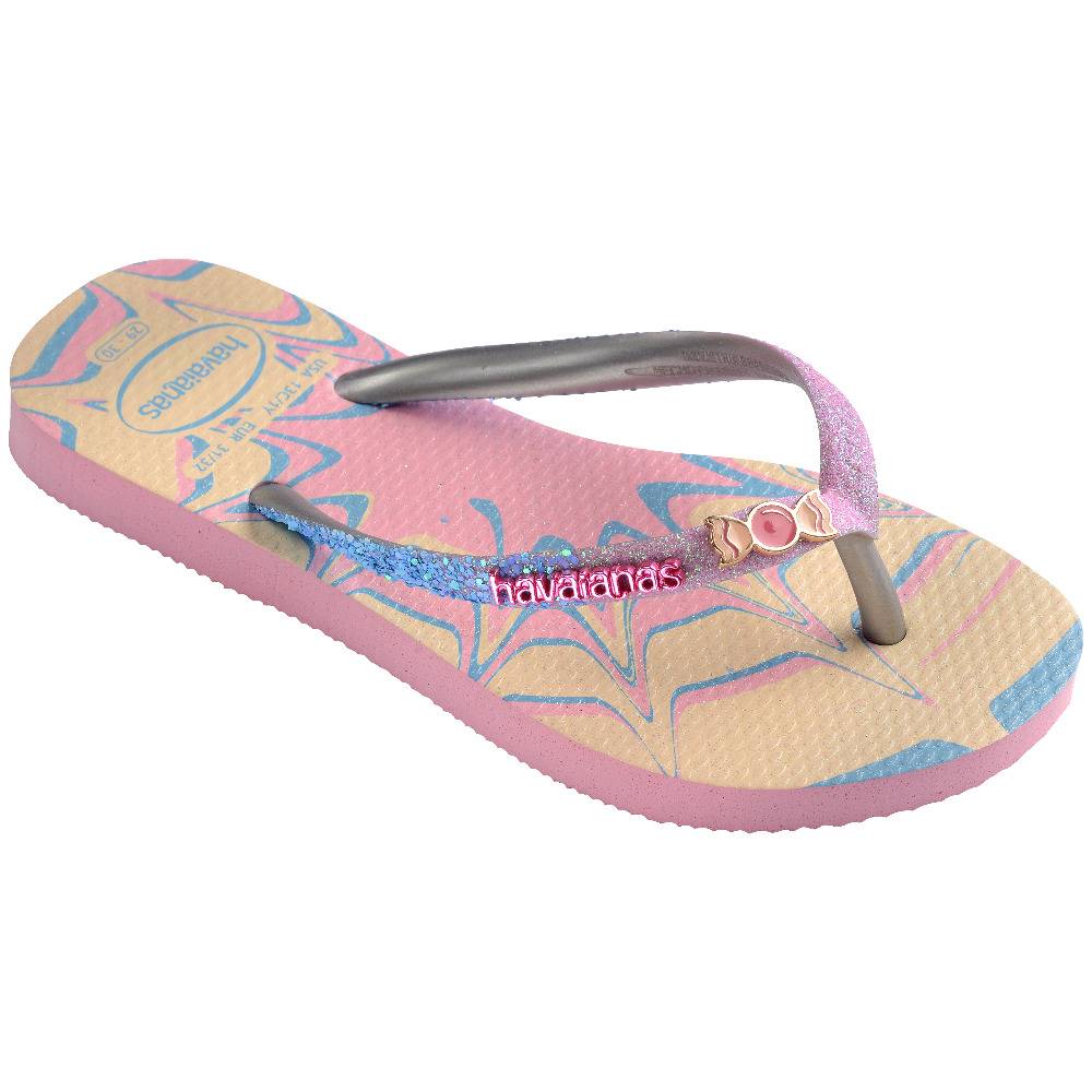 Havaianas – Kids Slim Glitter Trendy-BLEU
