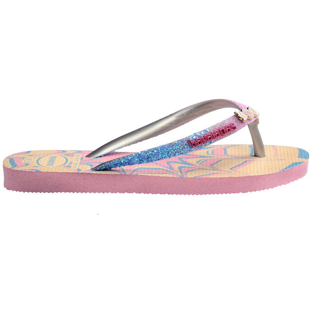 Havaianas - Kids Slim Glitter Trendy-BLEU 4