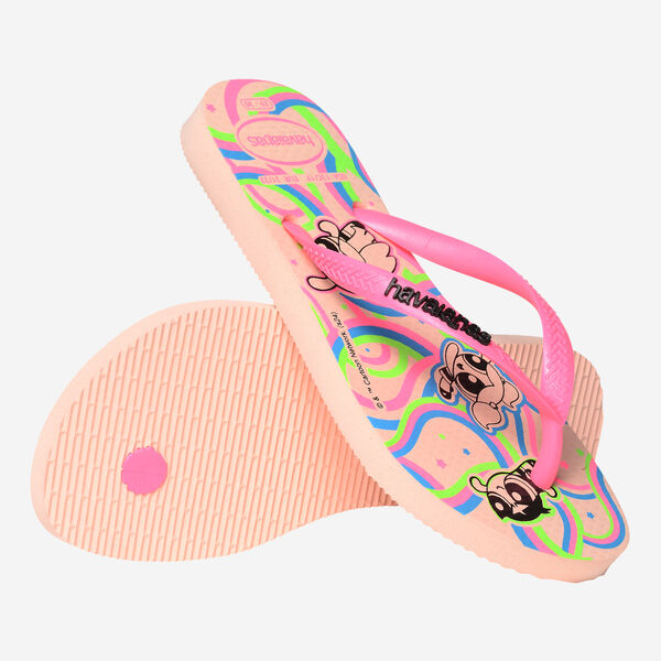 Havaianas -Kids' Powerpuff Girls Slim Flip Flops PINK 4