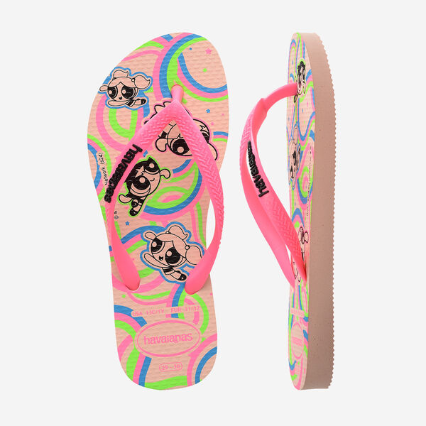 Havaianas -Kids' Powerpuff Girls Slim Flip Flops PINK 5