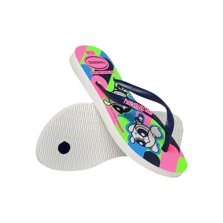 Havaianas -Kids' Powerpuff Girls Slim Flip Flops Bleu 2