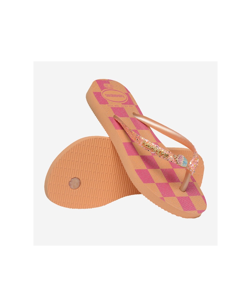 Havaianas - Kids Slim Glitter Trendy-Orangés 4