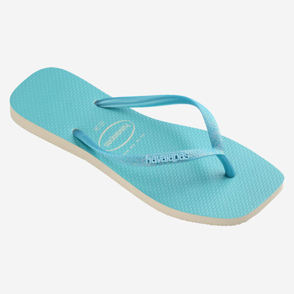 Havaianas – Square Glitter Neon-bleu