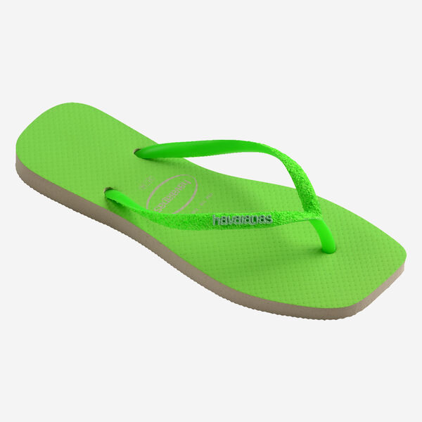 Havaianas – Square Glitter Neon-vert