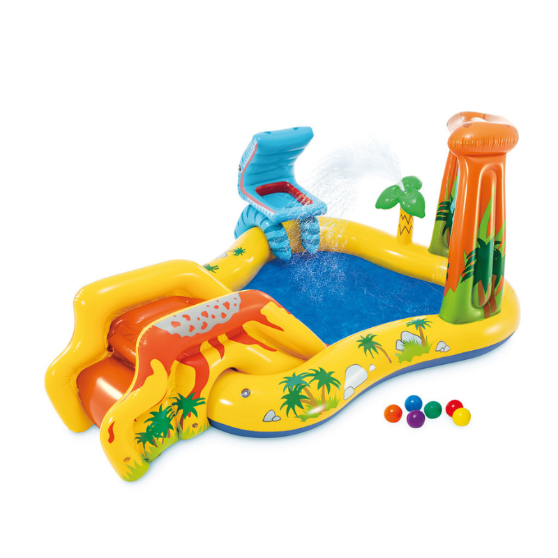 INTEX â Piscine Gonflable Aire De Jeux Gonflable Jurassic