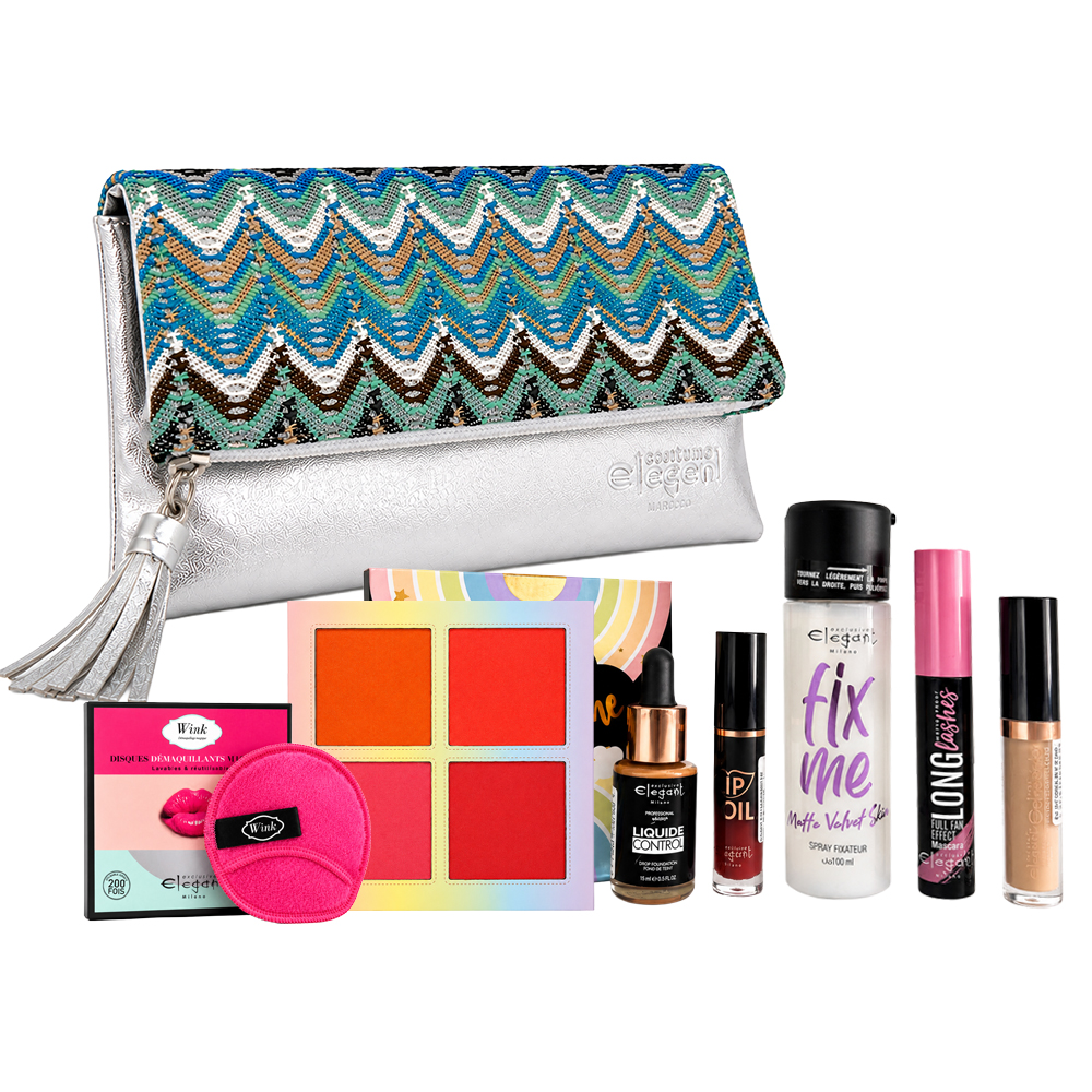 Elegant – Pack Le Kit Makeup Ultime – Trousse Offerte